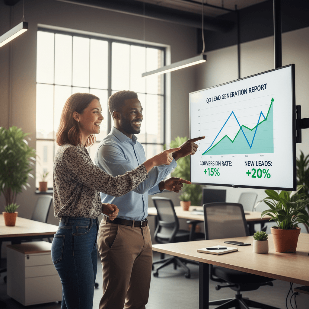 Lead generation campaign performance review